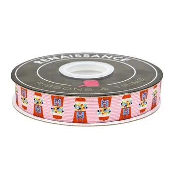 Renaissance Ribbon Market Days Bubblegum Machine Schleifenband 1 Yard 7/8 Zoll