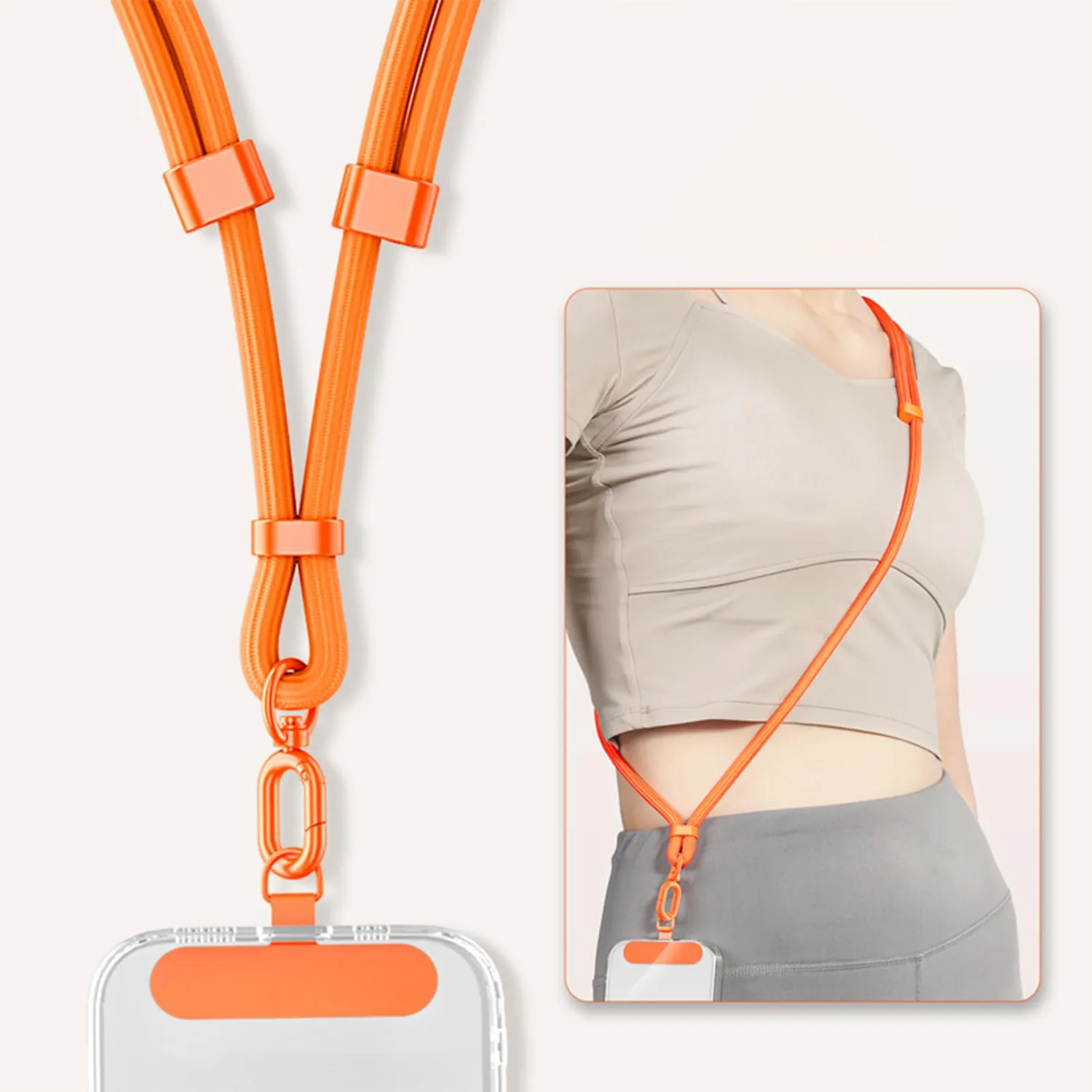 MORSUNBELA Handykette Handyband verstellbar