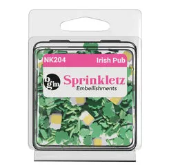 Buttons Galore Sprinkletz Irish Pub Streuteile 12 g grün
