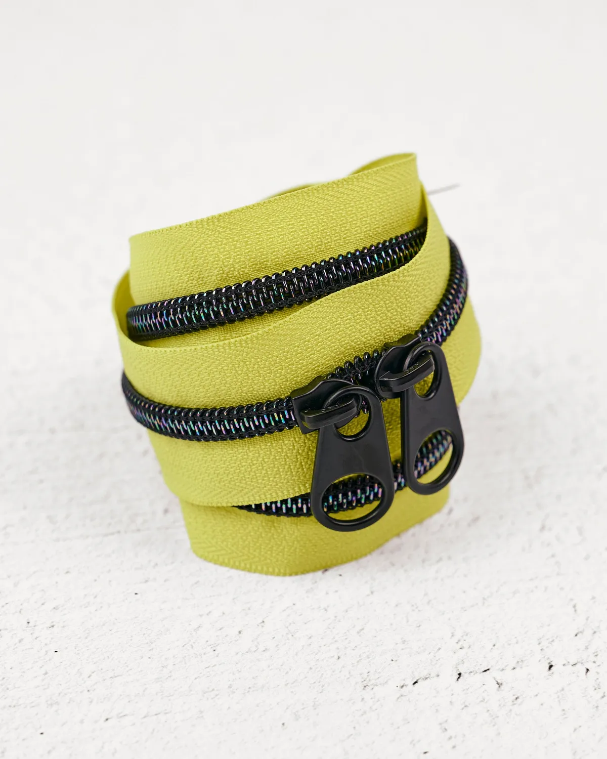 Renaissance Ribbons Limeade Handtaschen-Reißverschluss