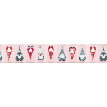 Renaissance Ribbon Adventale Gnomes Schmuckband Blau 1 Yard festlich
