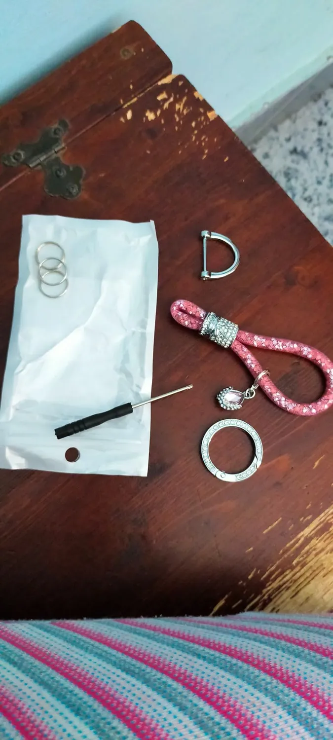 MORSUNBELA Strass Schlüsselanhänger Glitzer