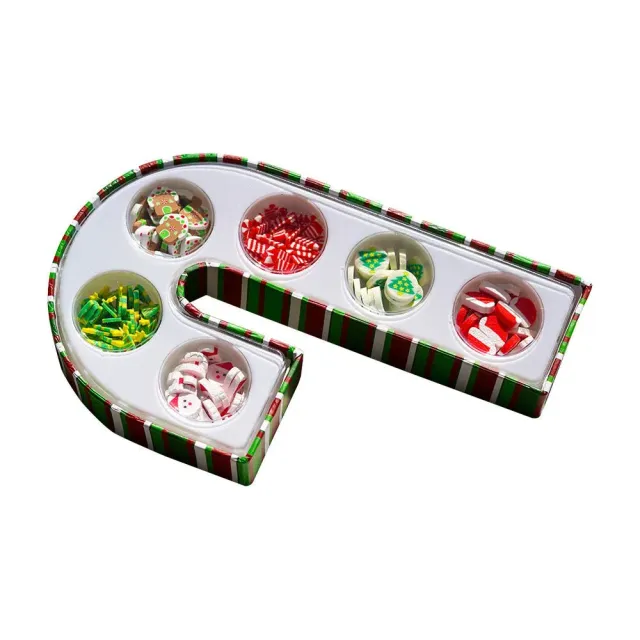 Buttons Galore Candy Cane Gift Box Sprinkletz Weihnachtsdeko