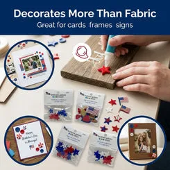Buttons Galore Patriotic Knopfmix 120 Stück rot-weiß-blau