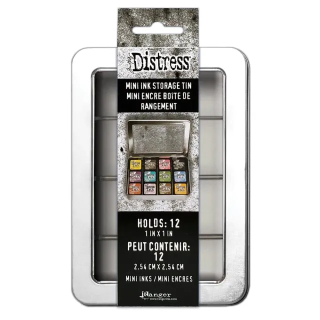 Idea-ology Tim Holtz Mini Distress Ink Storage Tin Aufbewahrungsdose