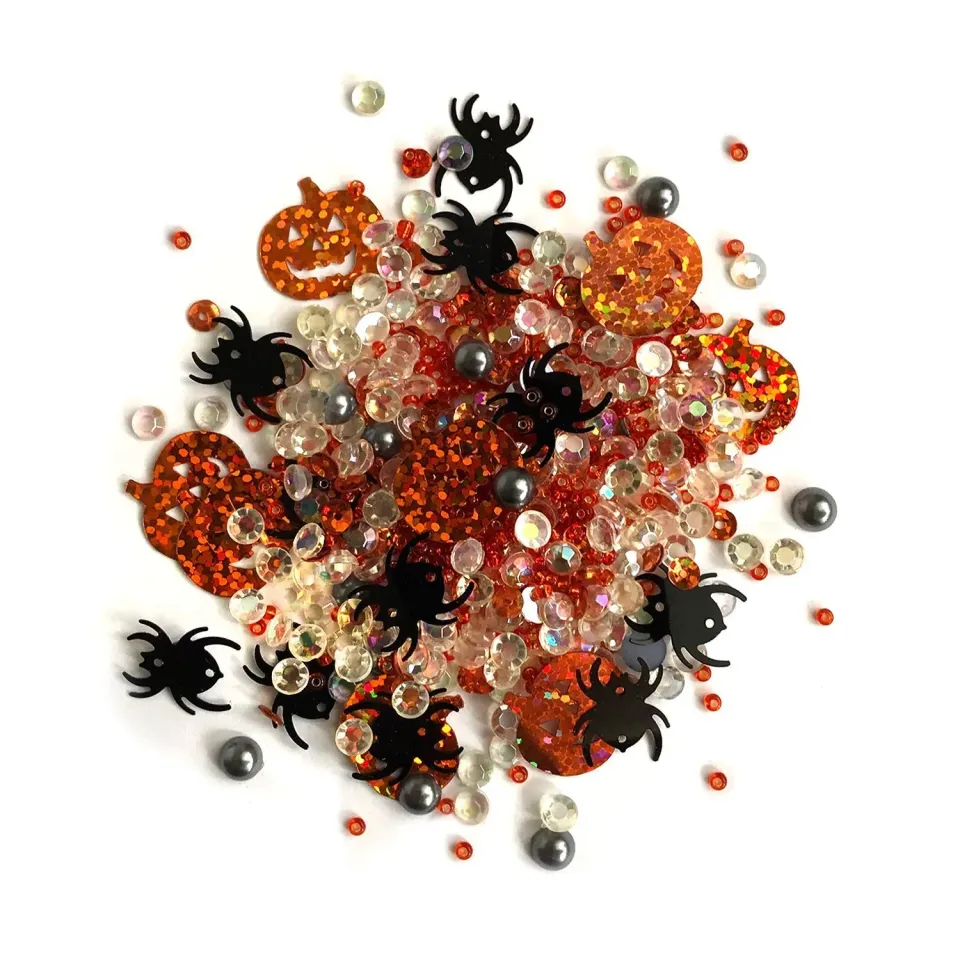 Buttons Galore Sparkletz Creepy Halloween-Bastelsteine 10 g schillernd