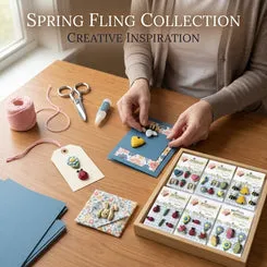 Buttons Galore Spring Fling Nähknöpfe 36 Stück Frühling