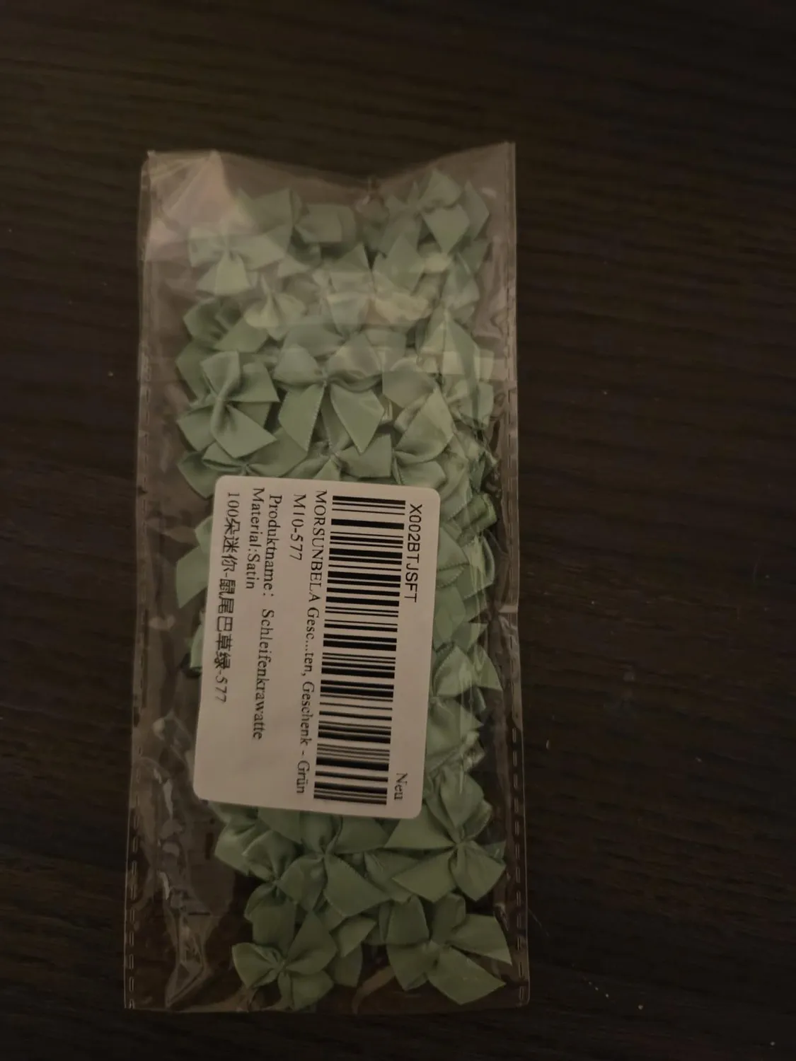 MORSUNBELA Mini Geschenkschleifen 100 Stück
