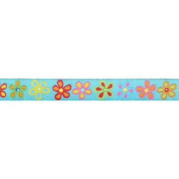 Renaissance Ribbon Soda Pop Daisy Dream Webband Blau 16mm 1 Yard