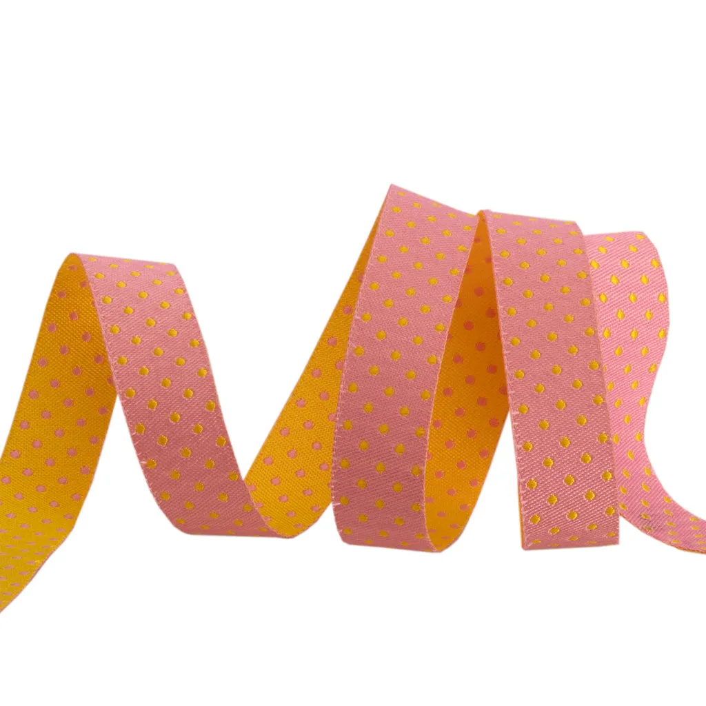 Renaissance Ribbon Stripes and Dots Dots Webband Yard