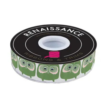 First Day of Fall Owls Band 1 1/2 Zoll Jacquard