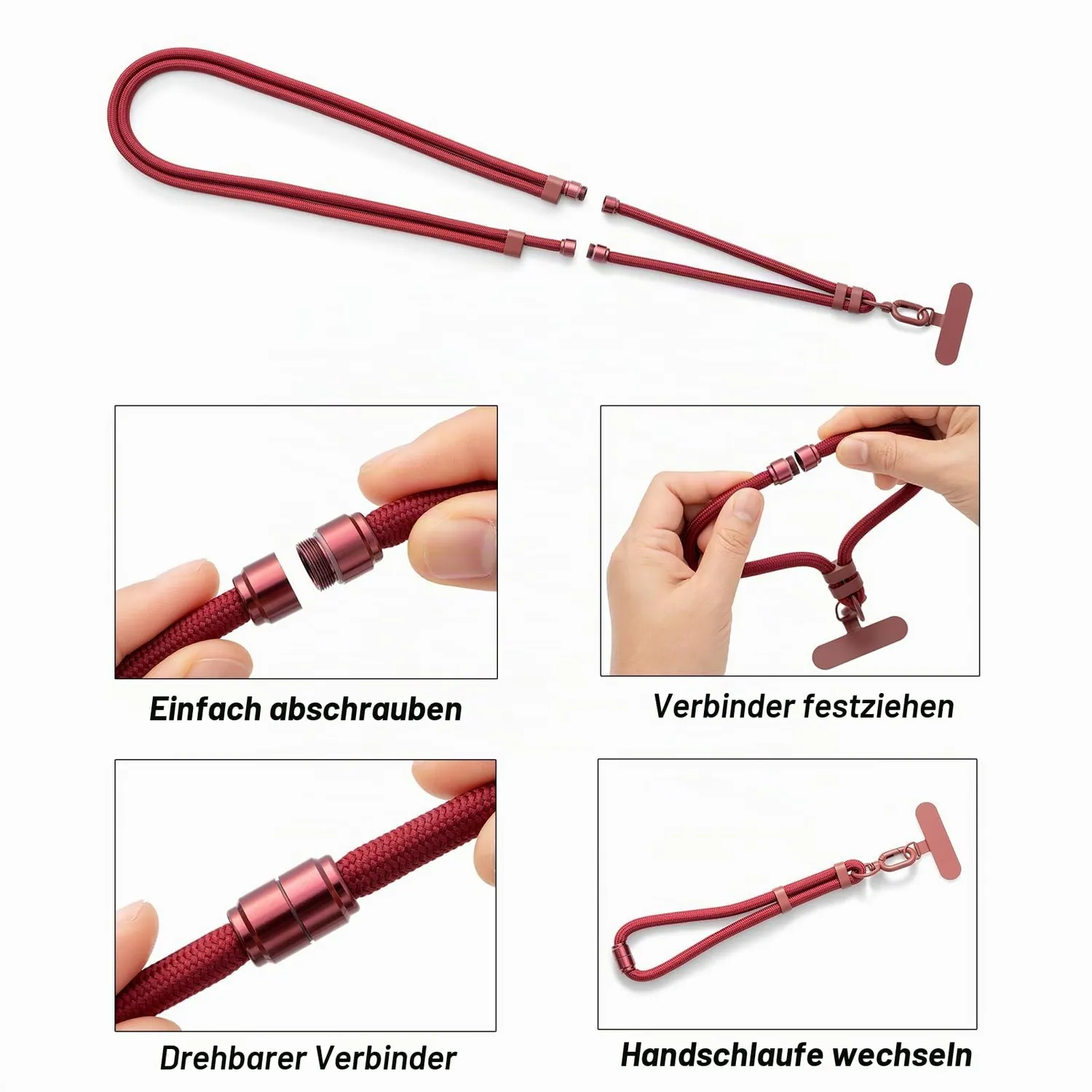 MORSUNBELA Handyband universal 3-in-1 Handykette