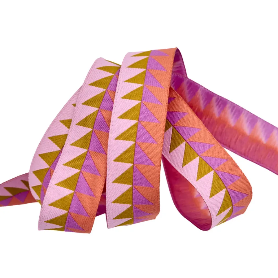 Renaissance Ribbon Ramble Half Square Triangles Webband 7/8" 1 Yard