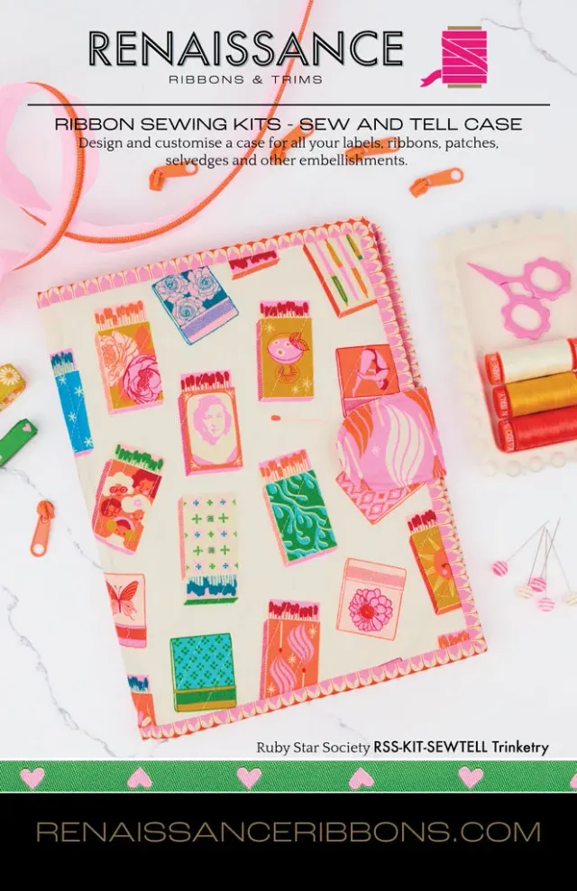 Renaissance Ribbon Sew and Tell Case Nähset Rosie Taylor
