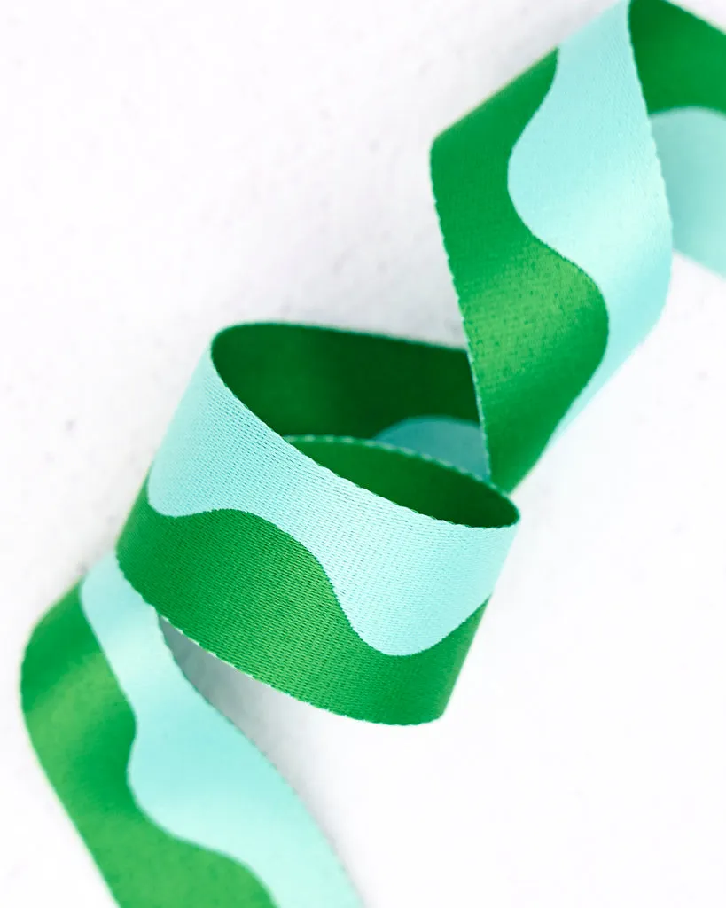 Renaissance Ribbon Wavy Webbing Gurtband Nylon