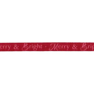 Renaissance Ribbon Adventale Merry and Bright Band 1/2 Zoll Rot 1 Yard