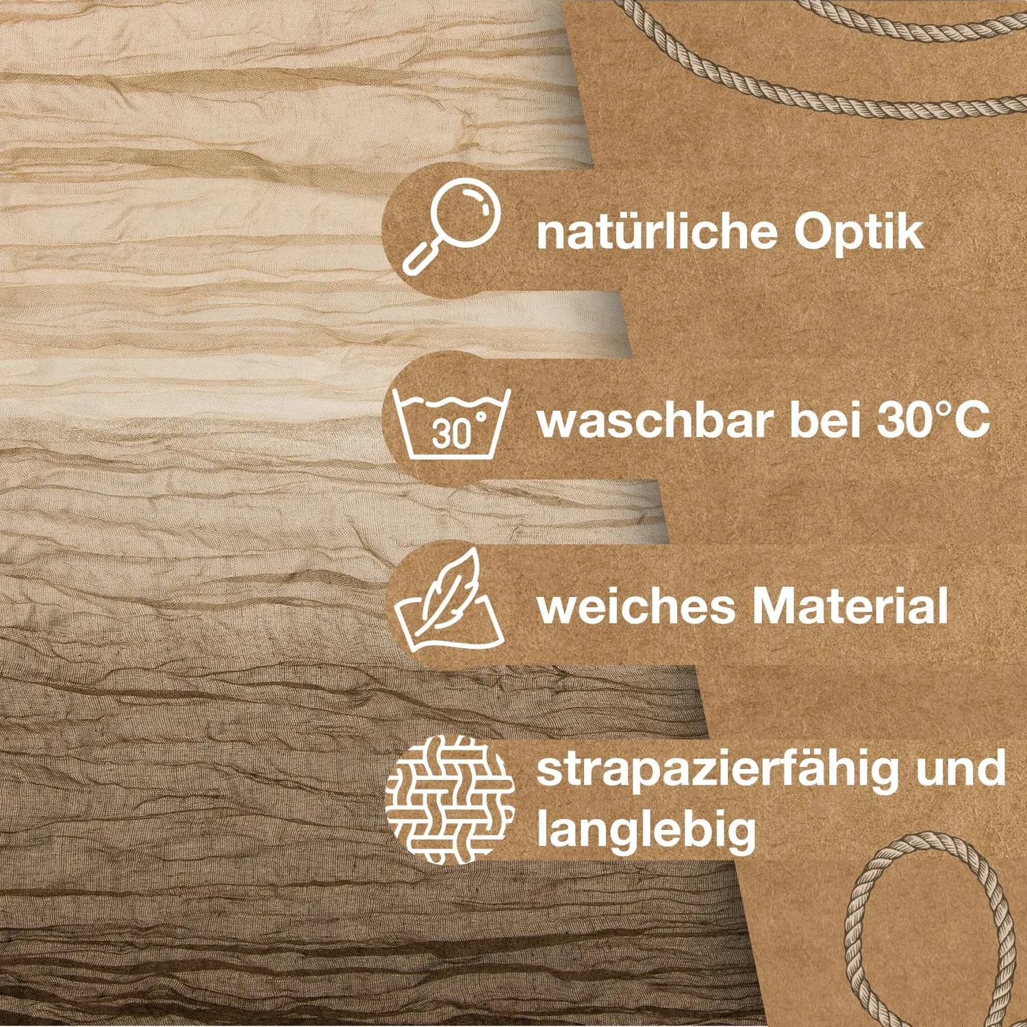 Halbach Multicolor Tischläufer 70x300 cm waschbar
