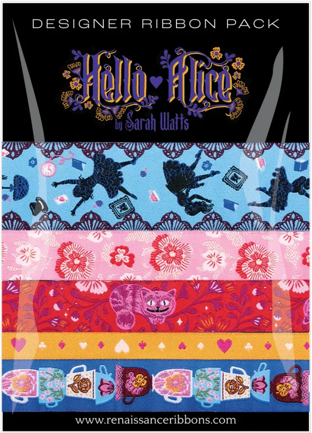 Renaissance Ribbon Hello Alice Designer Pack Band 5x1 Yard Set