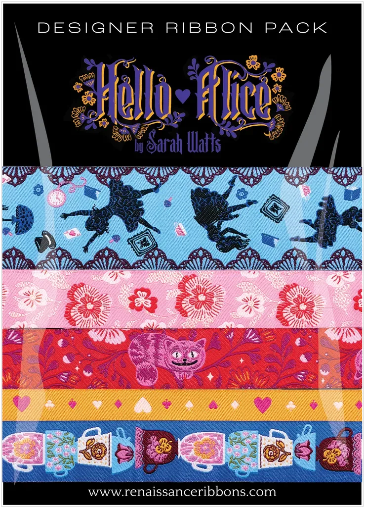 Renaissance Ribbon Hello Alice Designer Pack Band 5x1 Yard Set