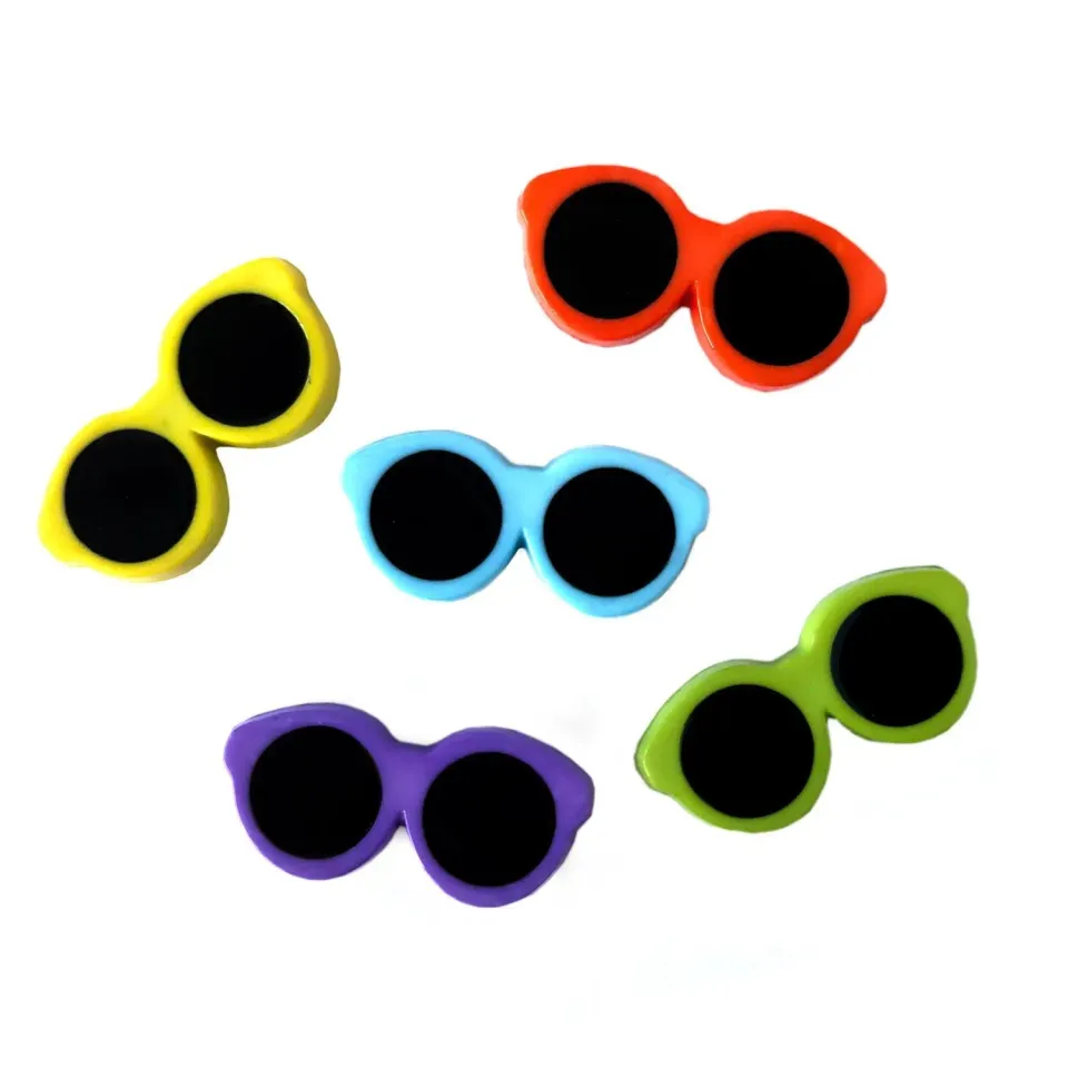 Buttons Galore Beach Summer Shades Knöpfe 5 Stück Sonnenbrille