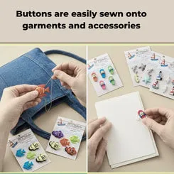 Buttons Galore Fun in the Sun Nähknöpfe 36 Stück Sommer