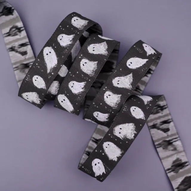 Renaissance Ribbon Enshadow Ghosts Dekorband 1 Yard Schwarz