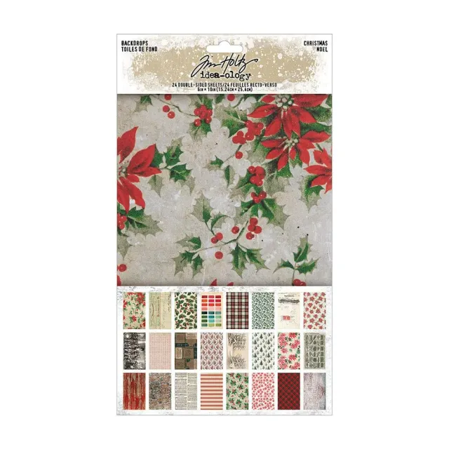 Tim Holtz Idea-ology Backdrops Hintergrundpapier