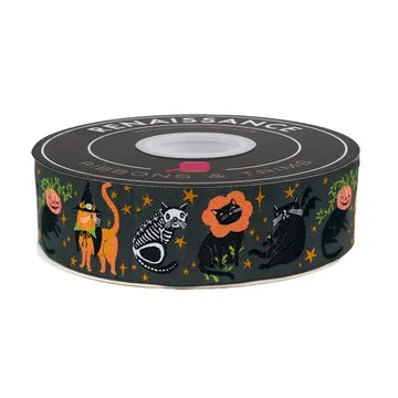 Renaissance Ribbon Witchy Ways Kitty Costumes Band 1 1/2 Zoll 1 Yard Halloween