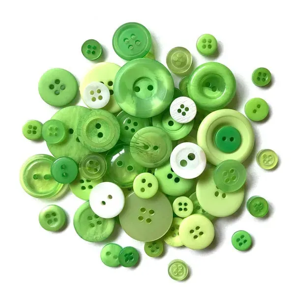 Buttons Galore Mason Jar Nähknöpfe Glas