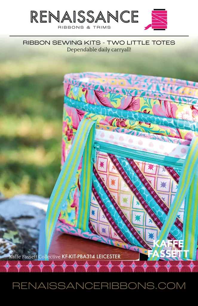 Renaissance Ribbon Two Little Totes Taschen-Nähset Medium Tasche