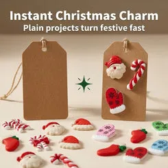 Buttons Galore Christmas Craft Buttons Knöpfe 50+ Stück 3D