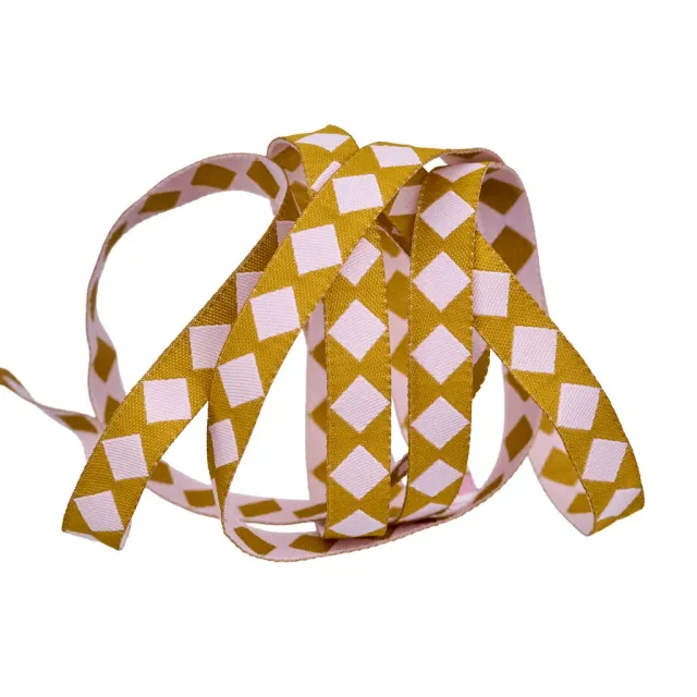 Renaissance Ribbon Ramble On-Point Squares Webband 3/8 Zoll