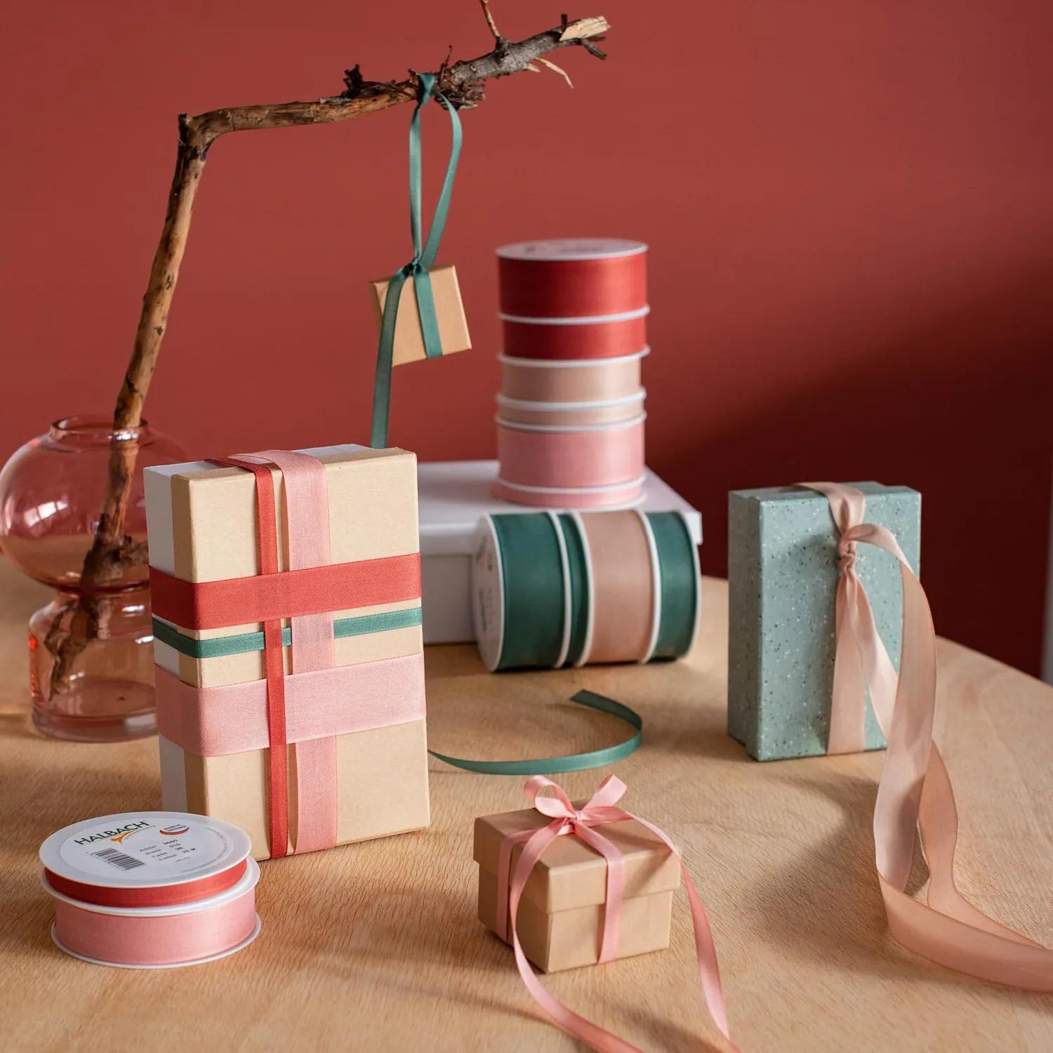 Halbach mattes Taftband Geschenkband