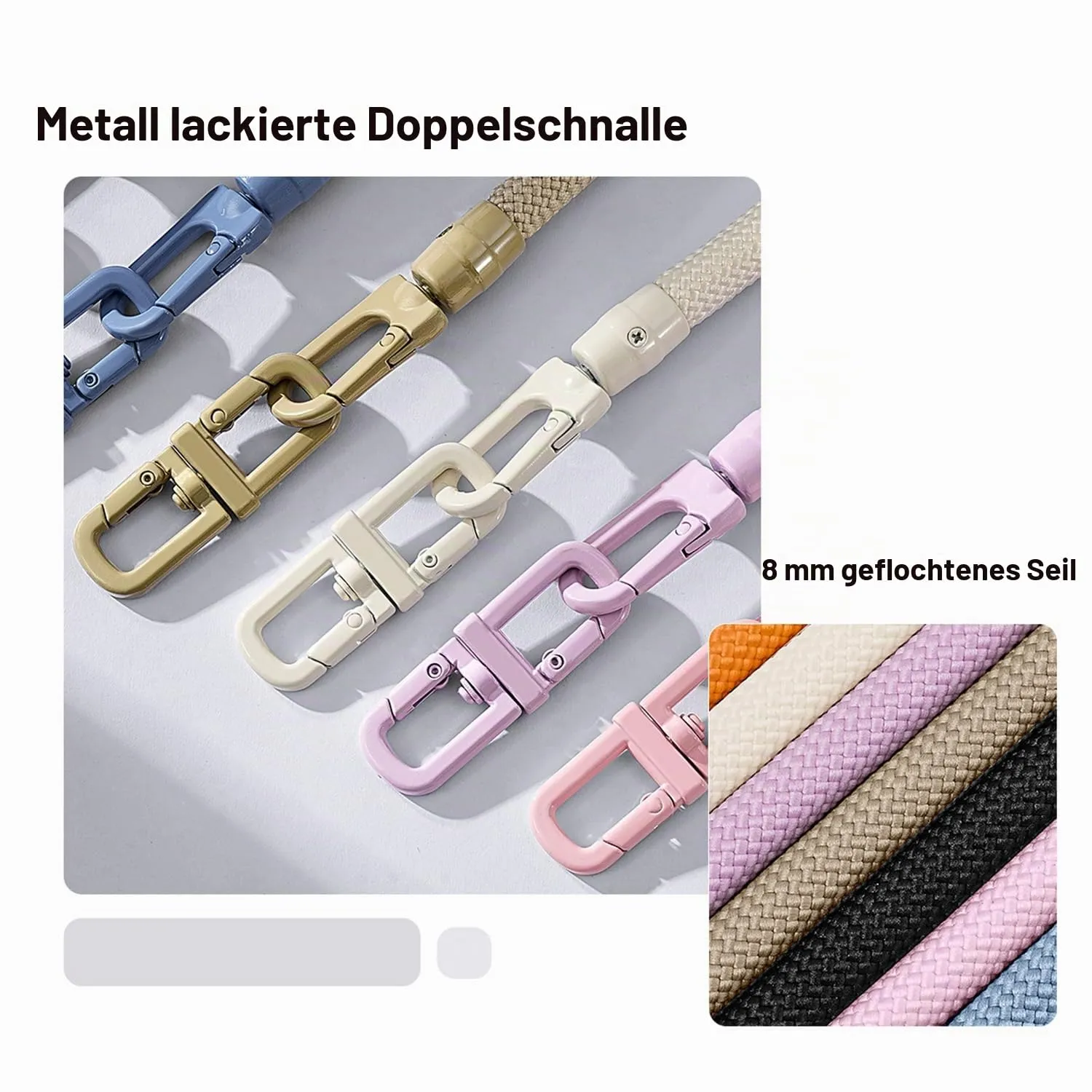 MORSUNBELA Handykette Kurz Handgelenk Handschlaufe Handyband