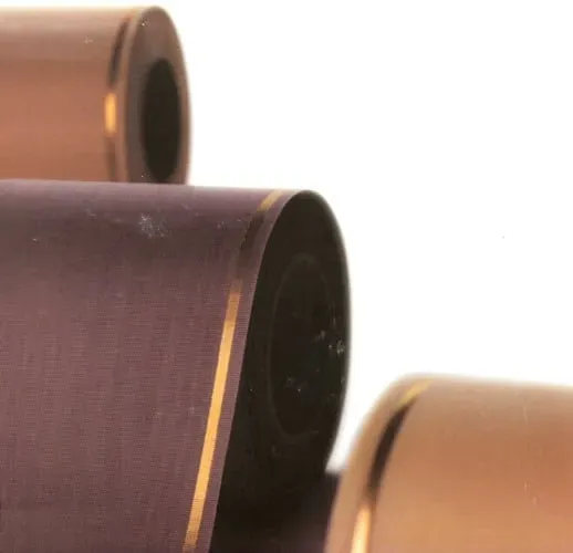 ALJO DESIGN Moiré-Kranzband mit Strich-Rand 25 m