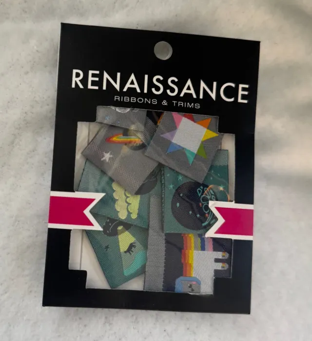 Renaissance Ribbon Meowter Space Webetiketten Label-Pack Katzen