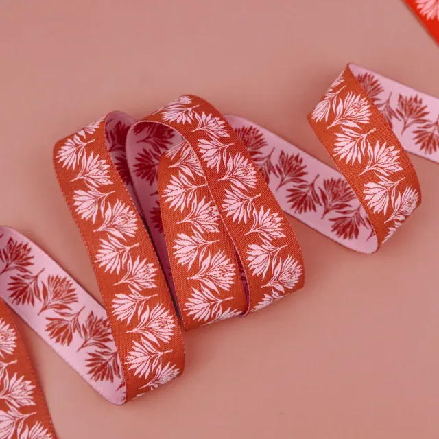 Renaissance Ribbon Sunset Cottage Waterlillies Schmuckband 1 Yard