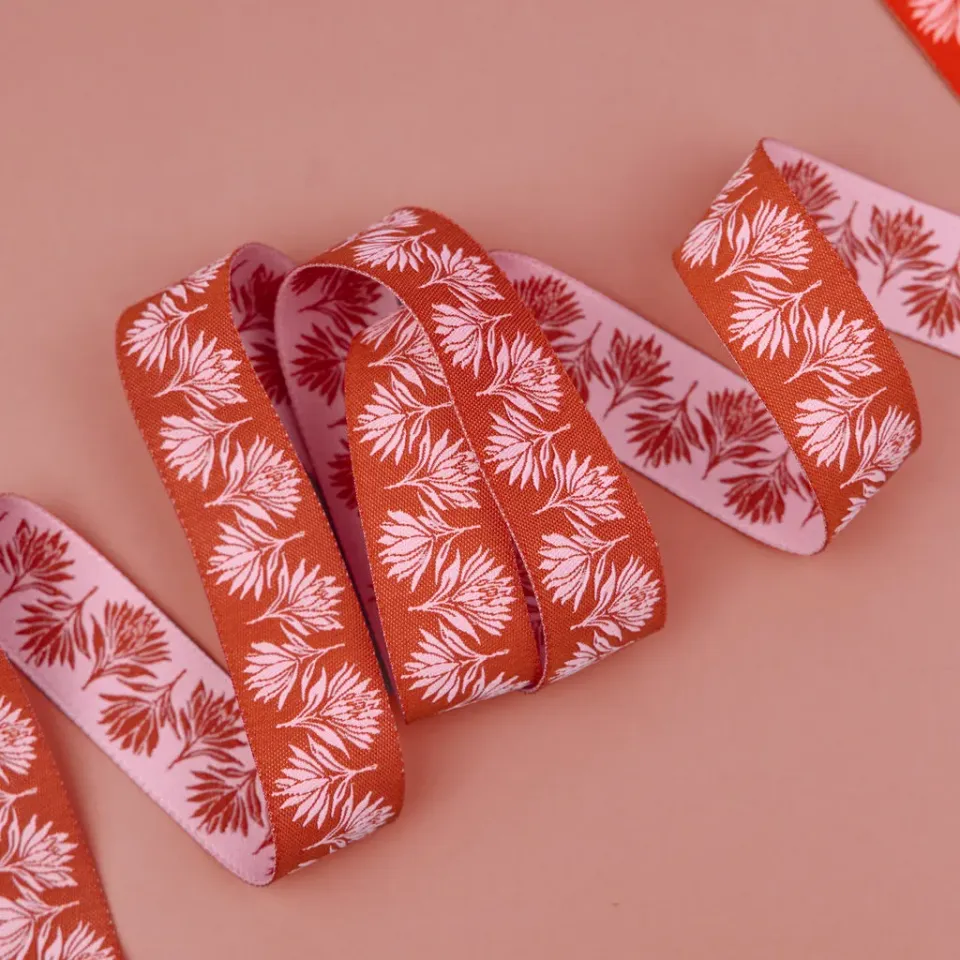 Renaissance Ribbon Sunset Cottage Waterlillies Schmuckband 1 Yard