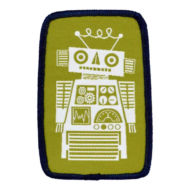 Renaissance Ribbon 3, 2, 1... Blastoff Roller Robot Bügelaufnäher 53x80 mm