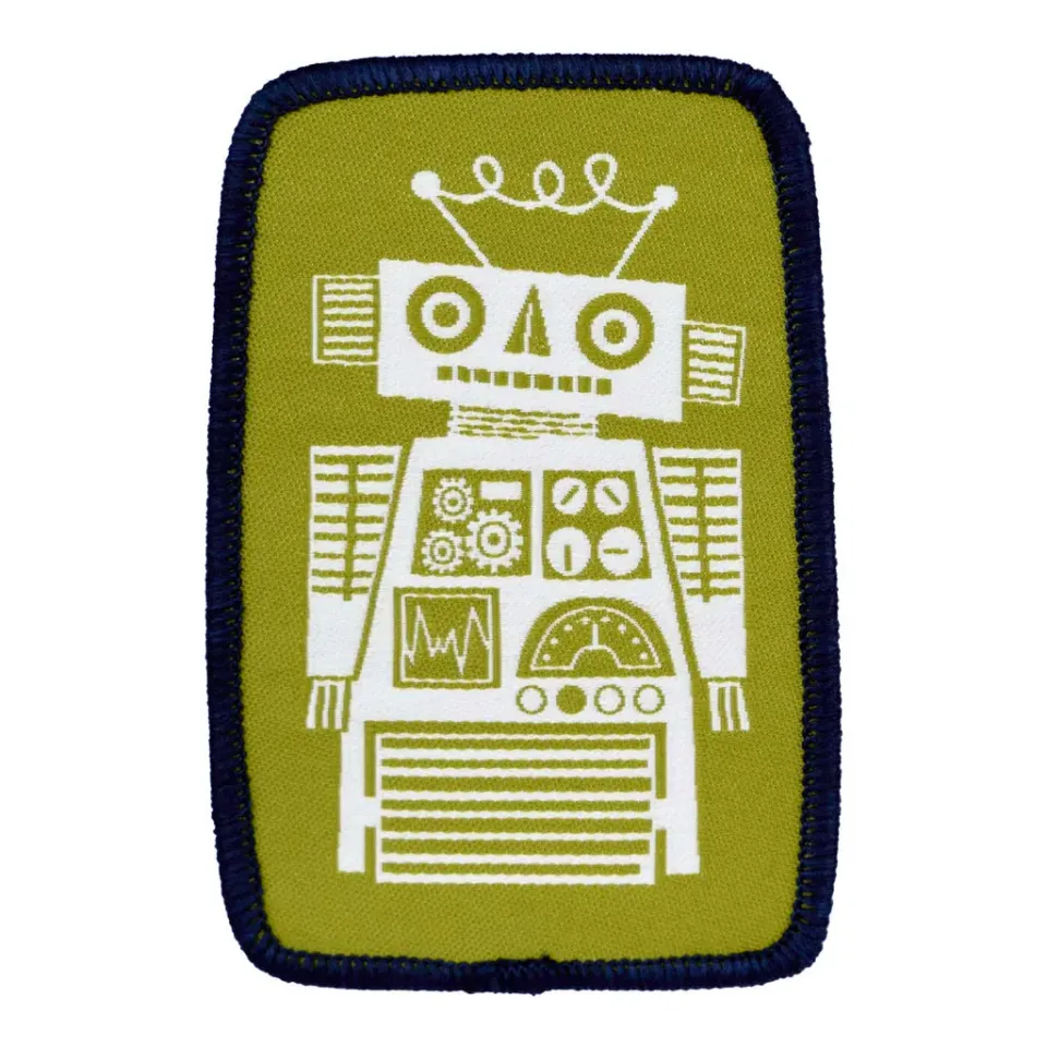 Renaissance Ribbon 3, 2, 1... Blastoff Roller Robot Bügelaufnäher 53x80 mm