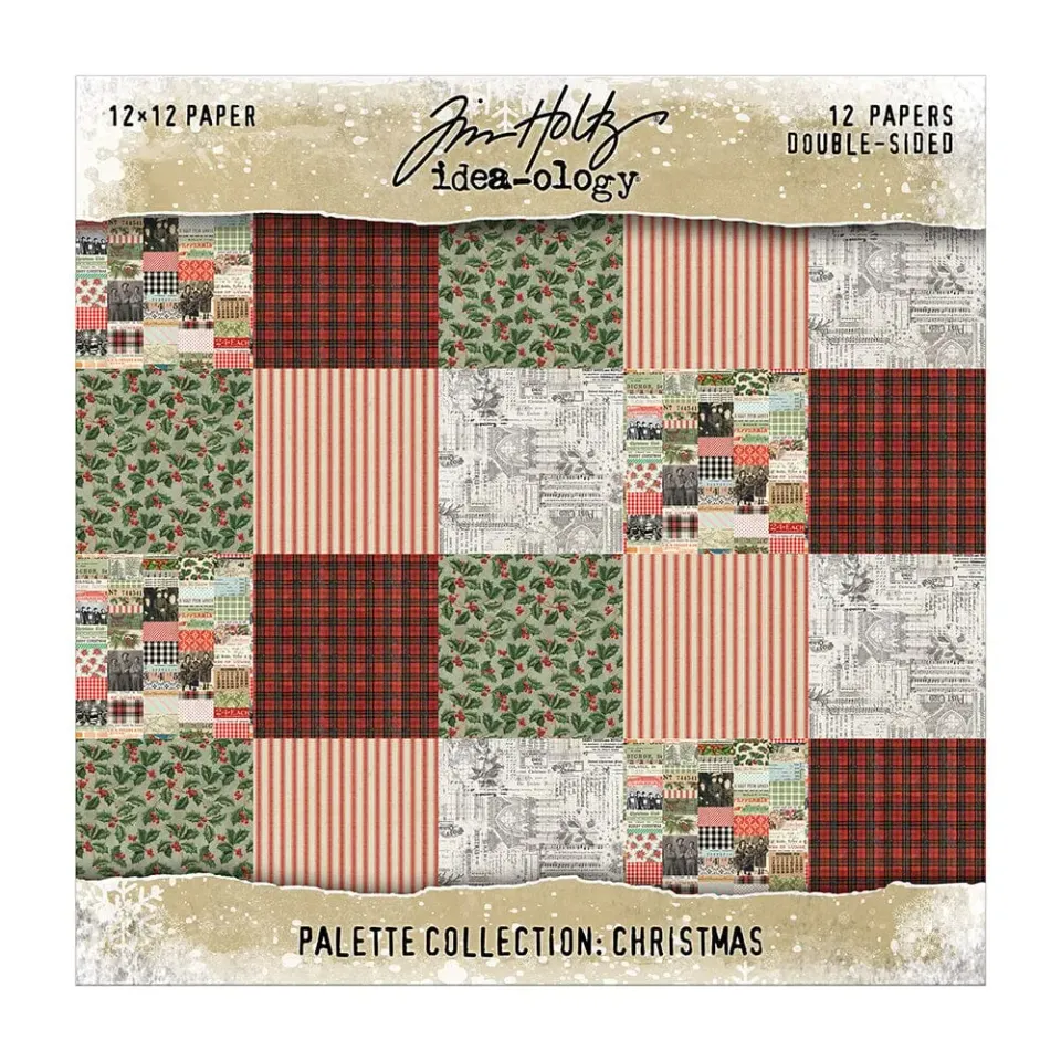 Idea-ology Tim Holtz Palette Collection Christmas Scrapbookpapier