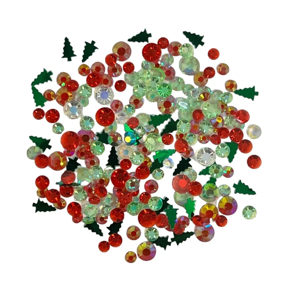 Buttons Galore Sparkletz Tree Farm Streumix 10 g Weihnachten
