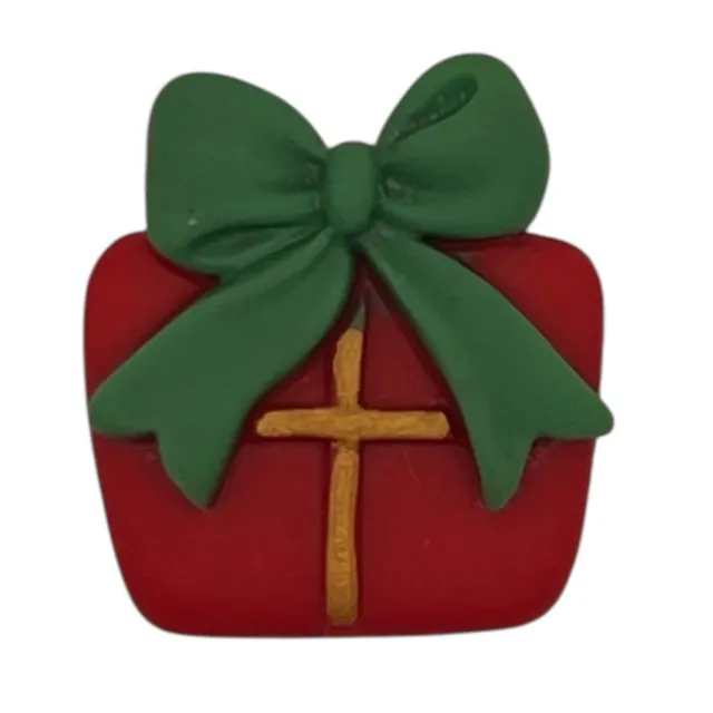 Buttons Galore Christmas Gift Flachrücken Deko 25 Stück rot