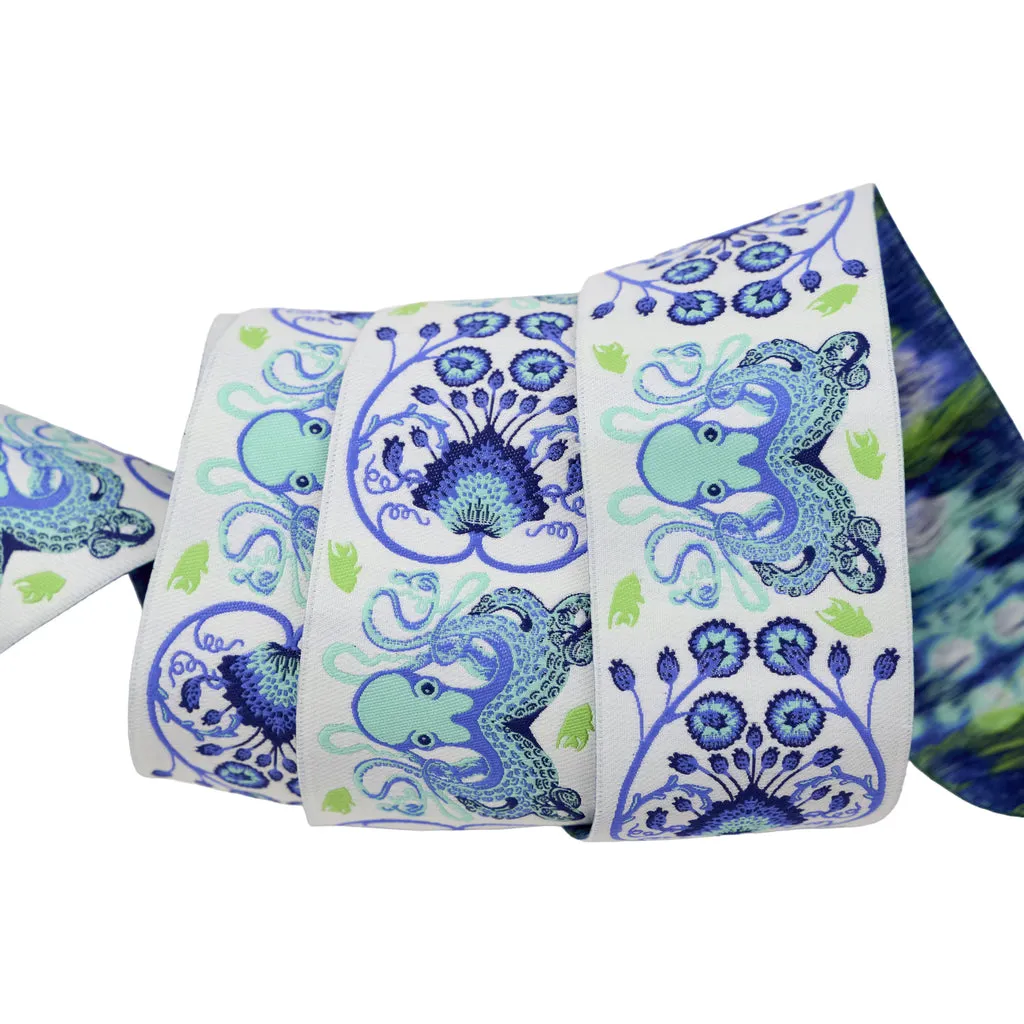 Renaissance Ribbon Floral Reef Octogarden Webband 1 Yard 48mm
