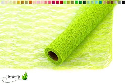 Creativery Spitzenstoff Spitzenband 10m 30cm