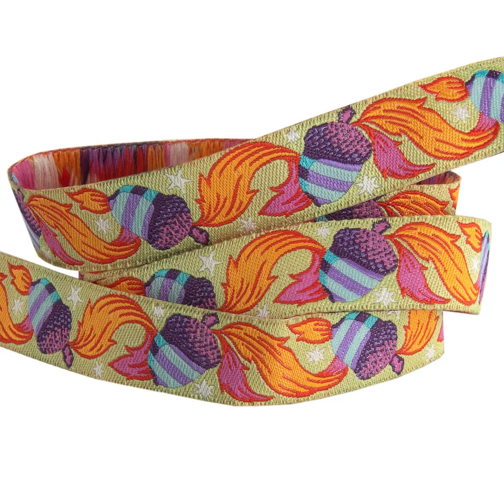 Renaissance Ribbon Tiny Beasts Oh Nuts Webband 1 Yard Eichhörnchen