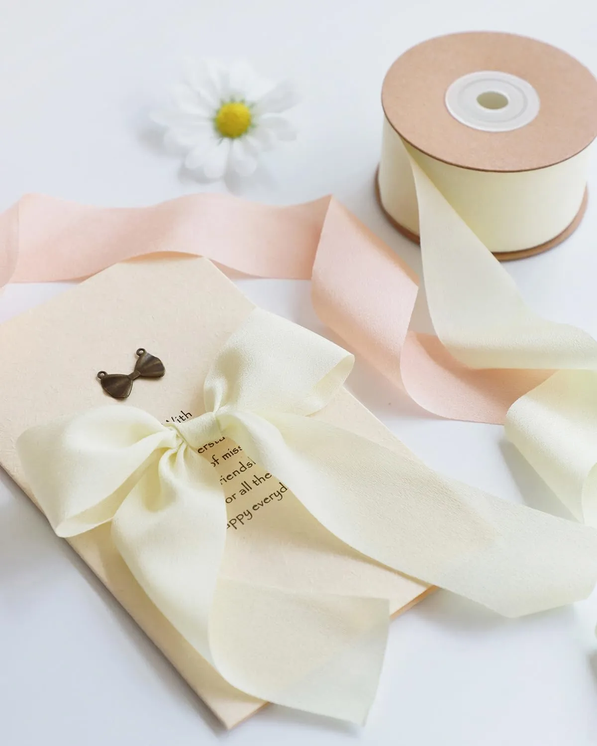 MORSUNBELA Chiffonband Geschenkband Rolle