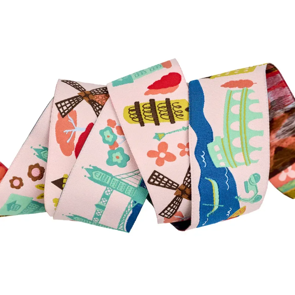 Renaissance Ribbon The Genesis of a Journey It Takes a Village Band 1 Yard