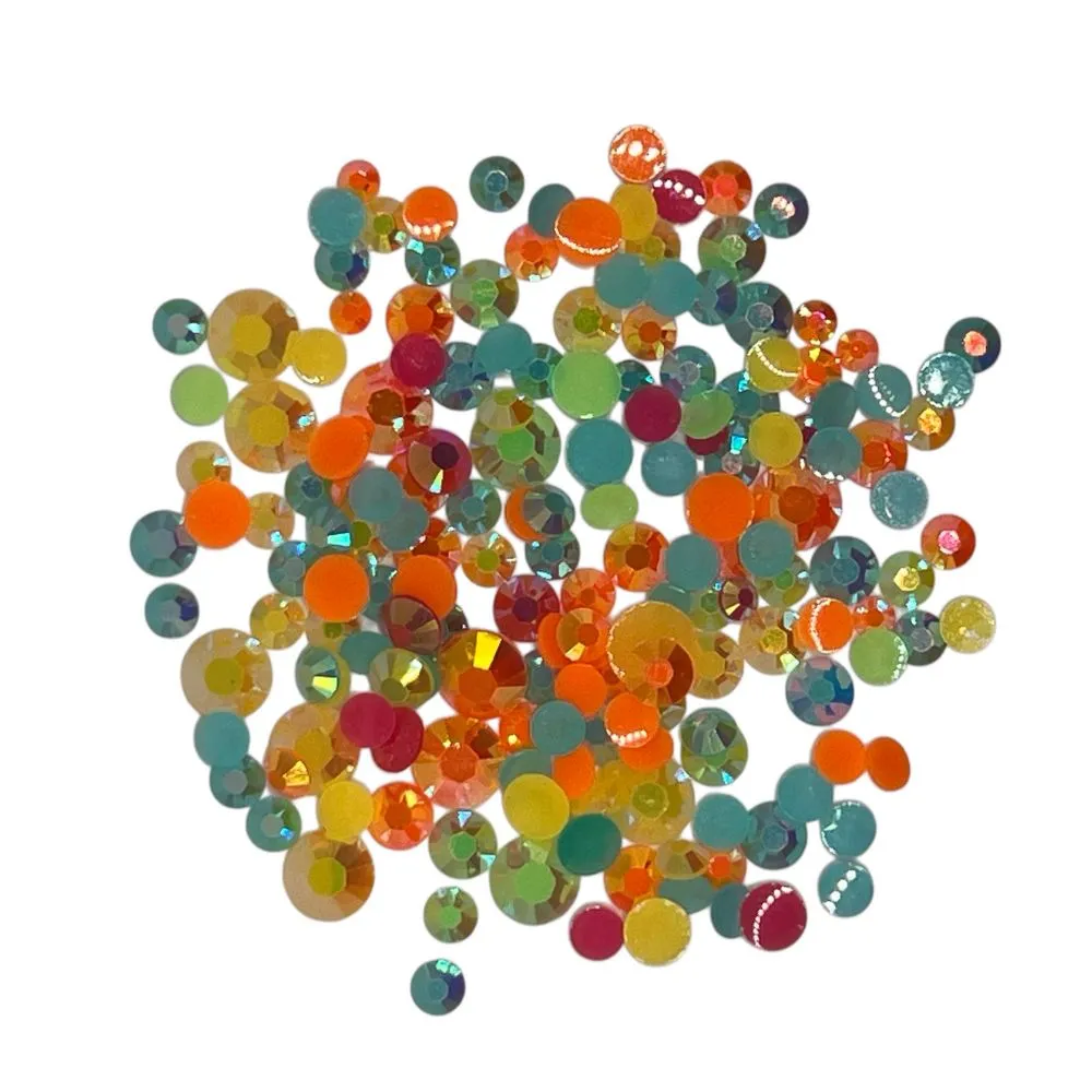 Buttons Galore Summer Hibiscus Mini Wreath Bastelset 20 cm tropisch
