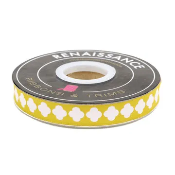 Renaissance Ribbon Love Notes Trefoil Schmuckband 1 Yard